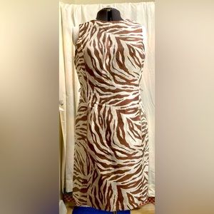 Vintage Anne Klein tiger print dress size 14